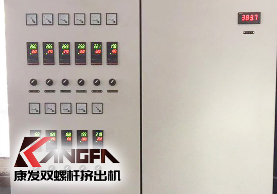 標準化全新雙螺桿擠出造粒機組滿負荷運轉，擠出的可靠運行、滿足多樣工藝要求